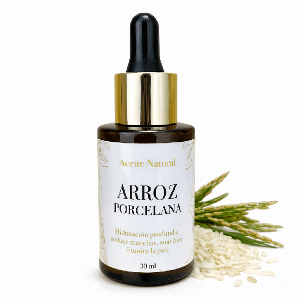 Aceite Puro de Arroz - Porcelana | Cosmética Flora
