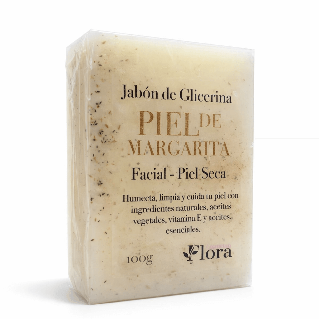 Jabón de Margarita Humectante Antiedad | Cosmética Flora