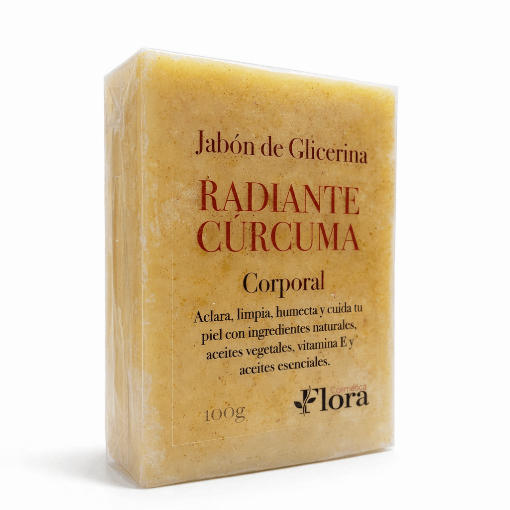 Jabón de Cúrcuma Corporal | Cosmética Flora